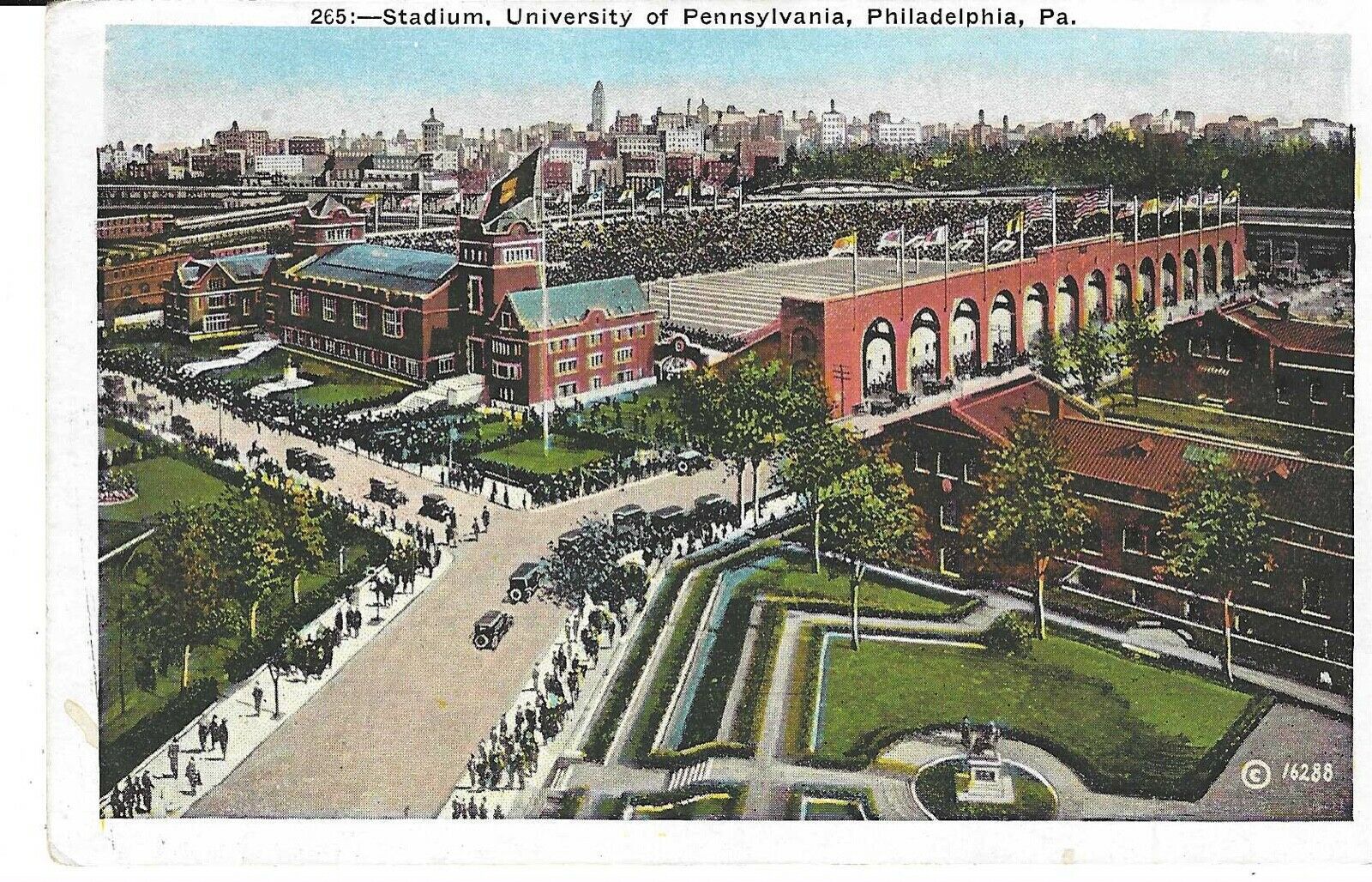 View showing Business Section Uniontown, Pennsylvania PA Postcards
